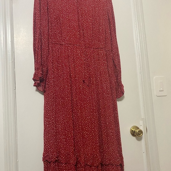 Ava & Viv Red Polka Dot Dress - Picture 7 of 9